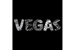 LA Pop Art Men's Tall and Long Word Art T-shirt - VEGAS - Second Medium