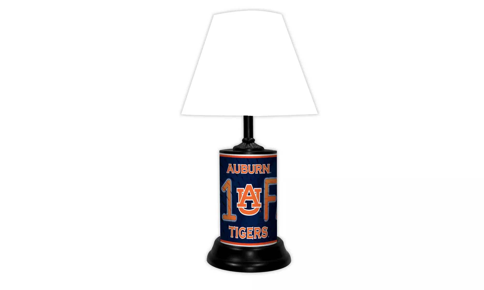 NCAA 18-inch Desk/Table Lamp with Shade, #1 Fan with Team Logo