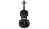 4/4 Full Size Natural Acoustic Violin Fiddle with Case Bow Black