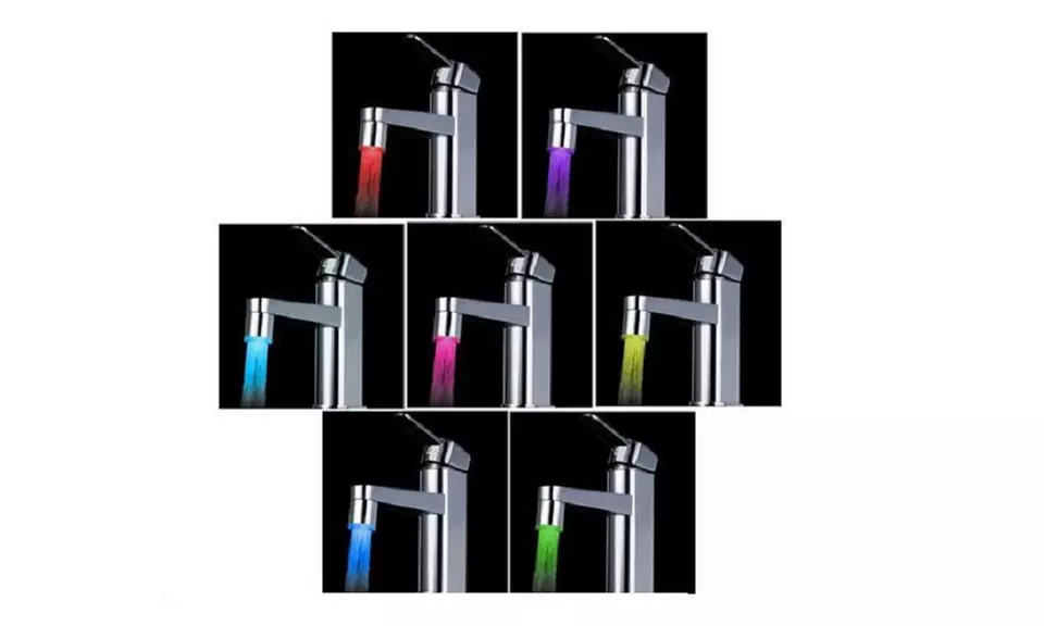 7 Colors Changing Glow Shower Stream Tap - Second Medium