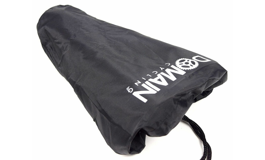 Image 4: Bike Seat Cover, Waterproof Rain Bicycle Saddle Cover - Domain Cycling