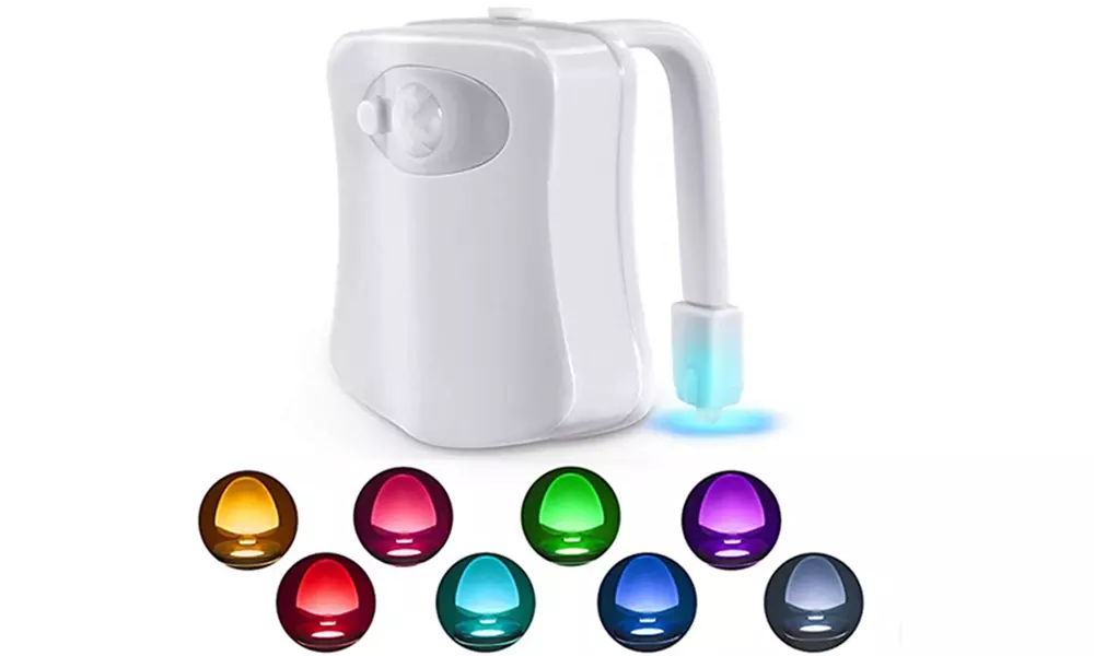 Toilet Night Light Motion Sensor LED Night Lights Detection-Fits Any Toilet - Primary Image