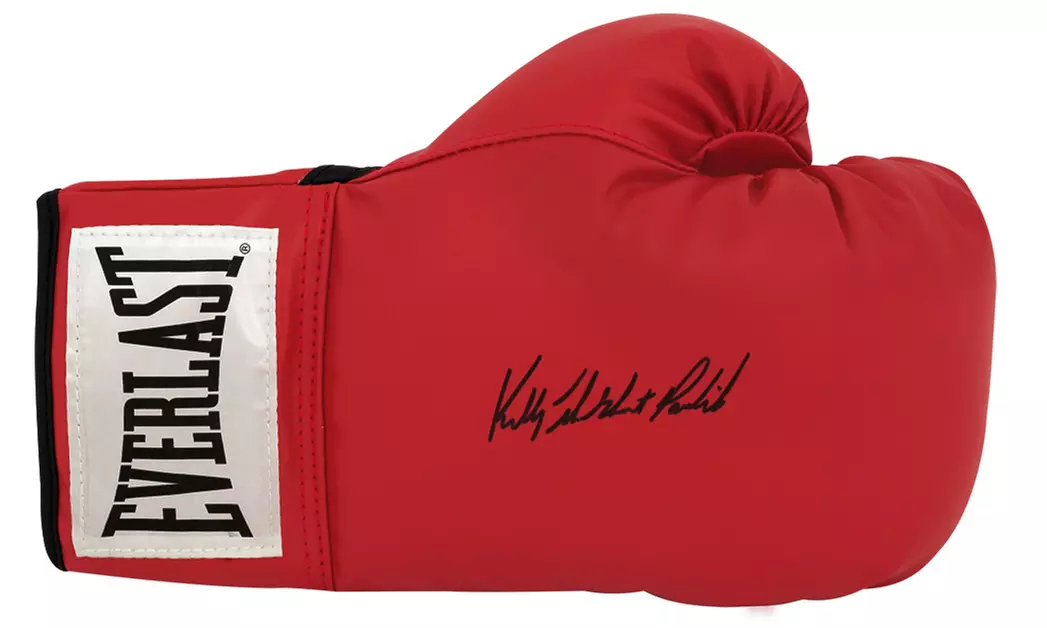 Kelly Pavlik Signed Everlast Red Boxing Glove w/The Ghost