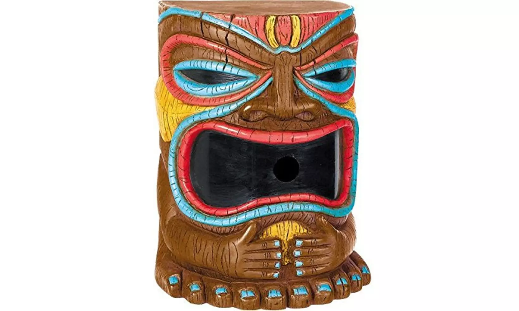 Amscan 158815 Hawaiian Summer Luau Battery Tiki Head Bubble Machine  - Primary Image