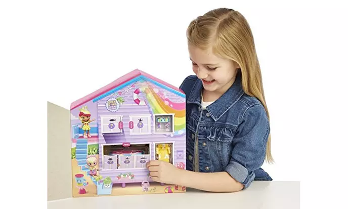 Shopkins Happy Places Rainbow Beach House Playset - Second Medium