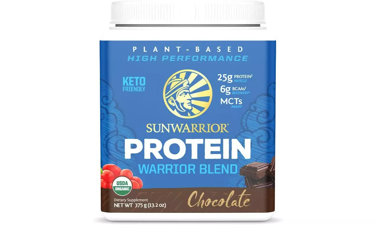 Sunwarrior Warrior Blend, Chocolate, 375gm - Primary Image