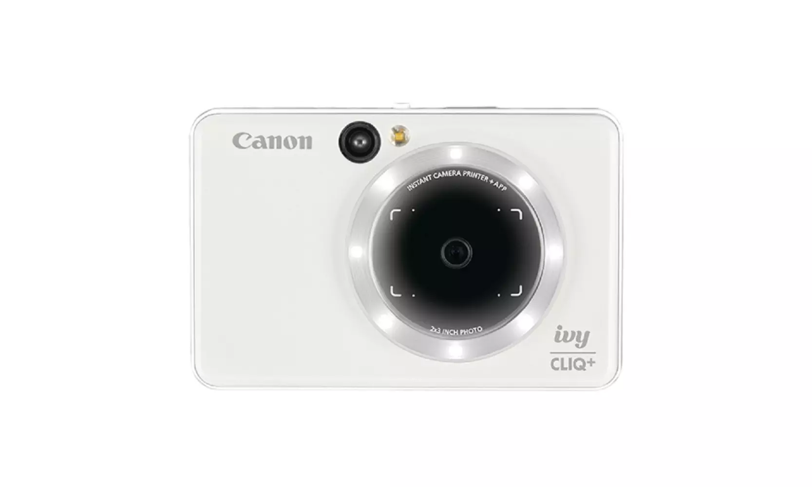 Canon IVY CLIQ plus Instant Camera Printer (Pearl White) - Primary Image