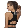 Image 7: Women's Back Pocket Energy Sport Bra Padded Seamless for Yoga Gym Workout