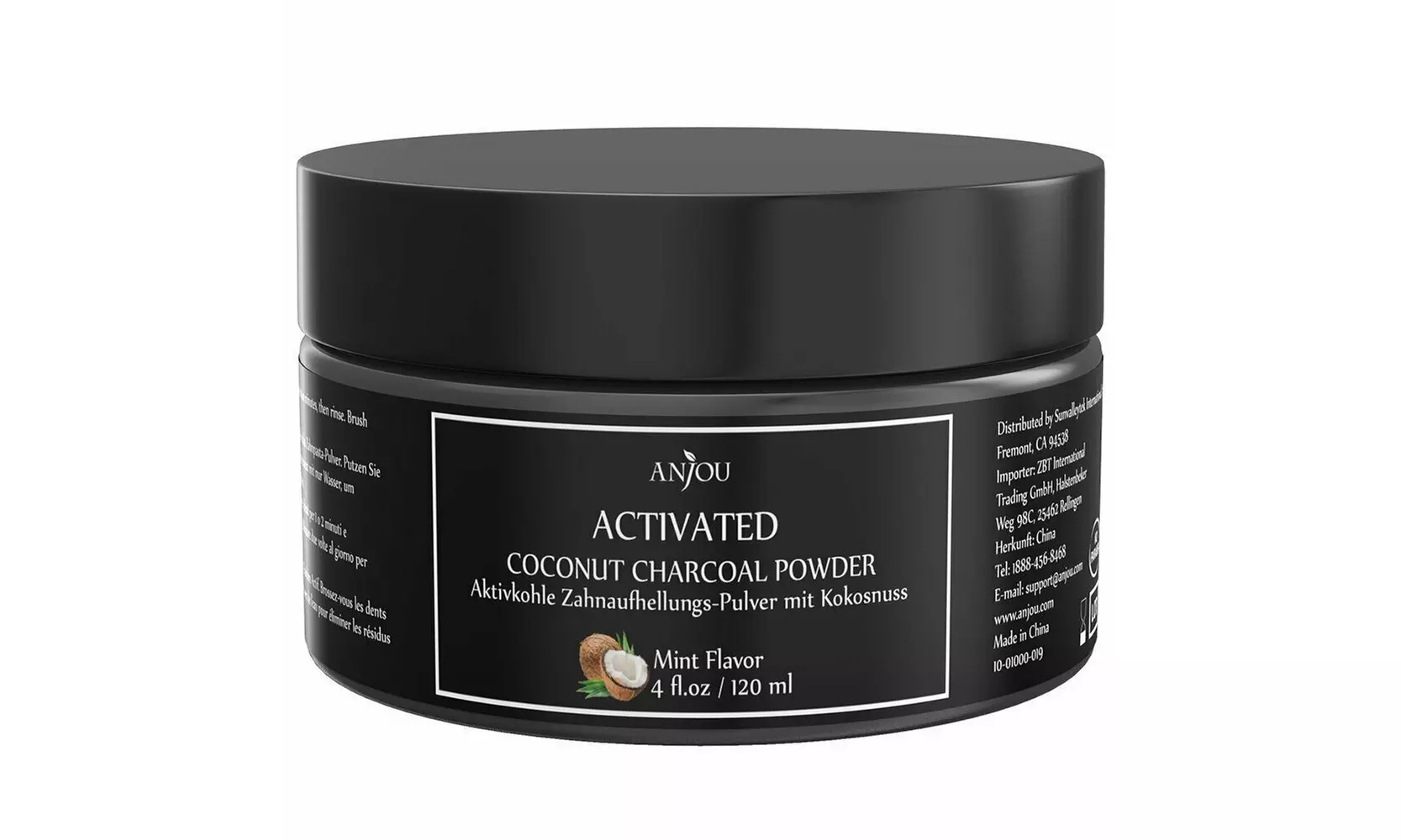 Black Diamond Charcoal Powder Teeth Whitening Kit Effective 4oz Natural - Primary Image