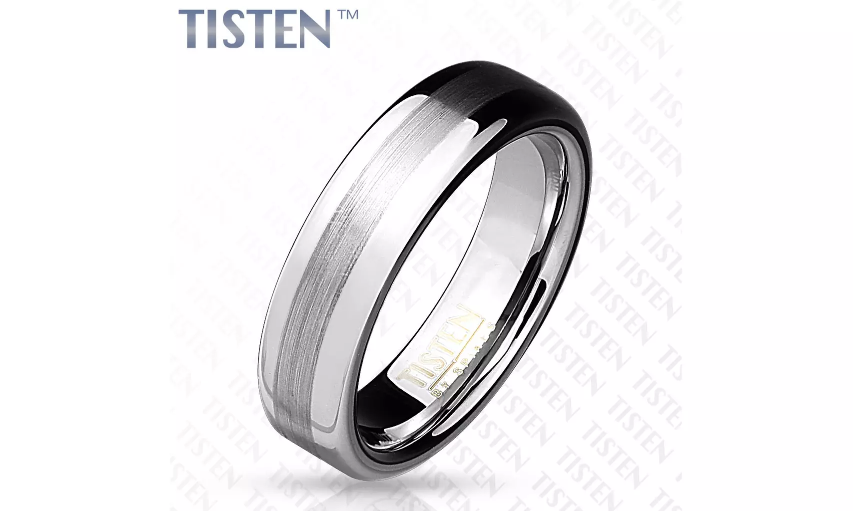 Tungsten And Titanium Comfort Fit Band