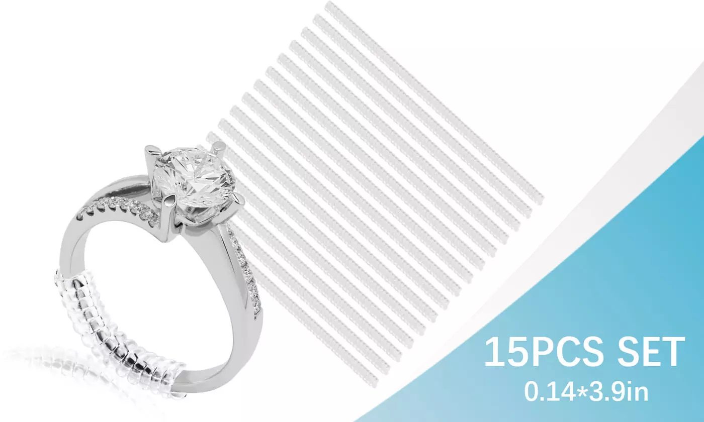 Ring Size Adjuster for Loose Rings(15-Pack)