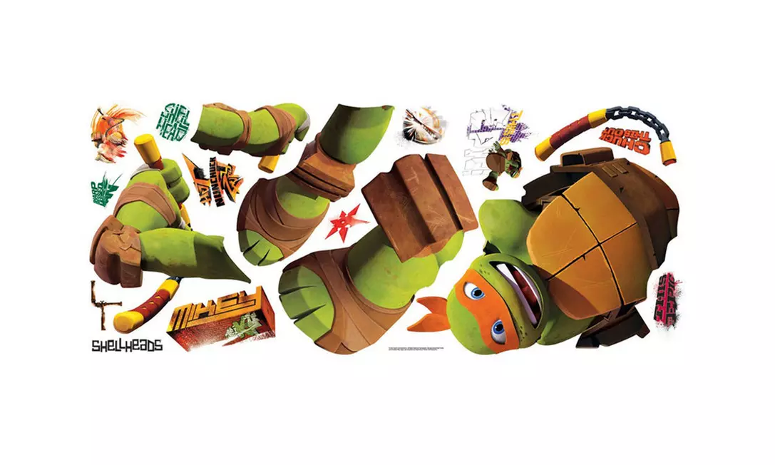 Roommates Wall Decor Teenage Mutant Ninja Turtles Michelangelo Giant Wall Decal - Primary Image