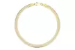 Sterling Projects Italian 925 Sterling Silver Herringbone Bracelet - Second Medium