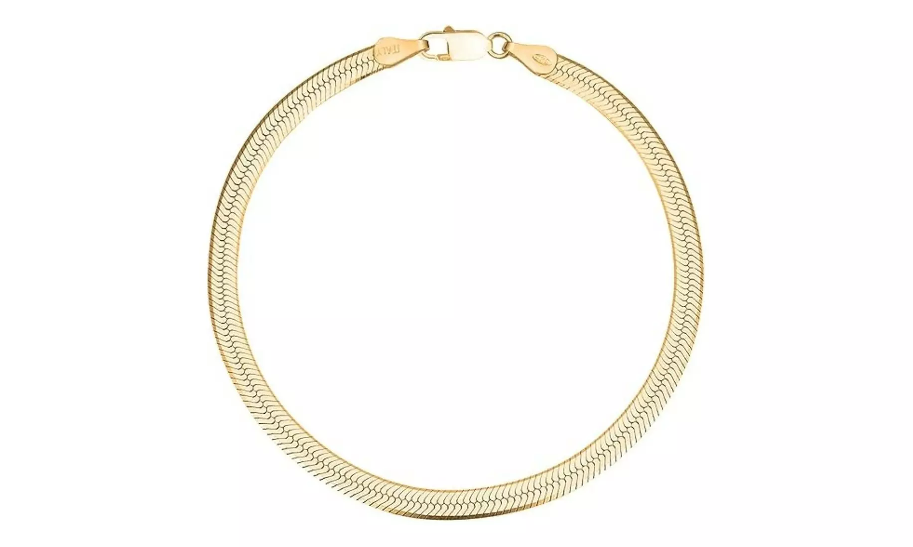 Sterling Projects Italian 925 Sterling Silver Herringbone Bracelet
