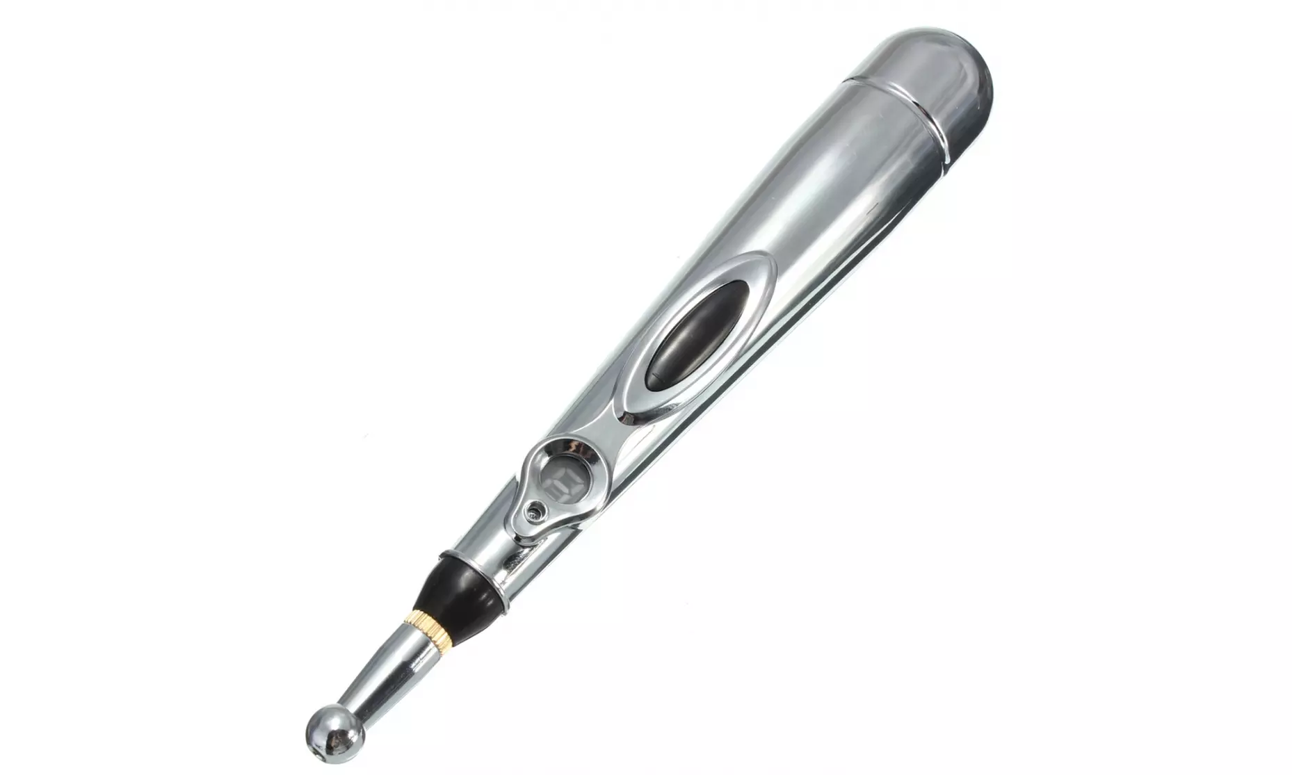 Meridian Acupuncture pen with 5 Massage head energy pain therapy  - Second Medium