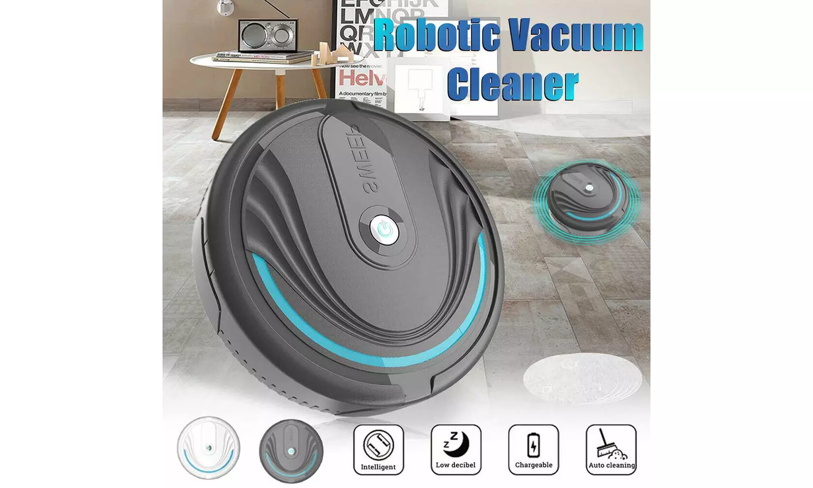 Automatic Smart Cleaning Robot Dust Sweeper Vacuum Cleaner Auto Machine Cleaner - Primary Image