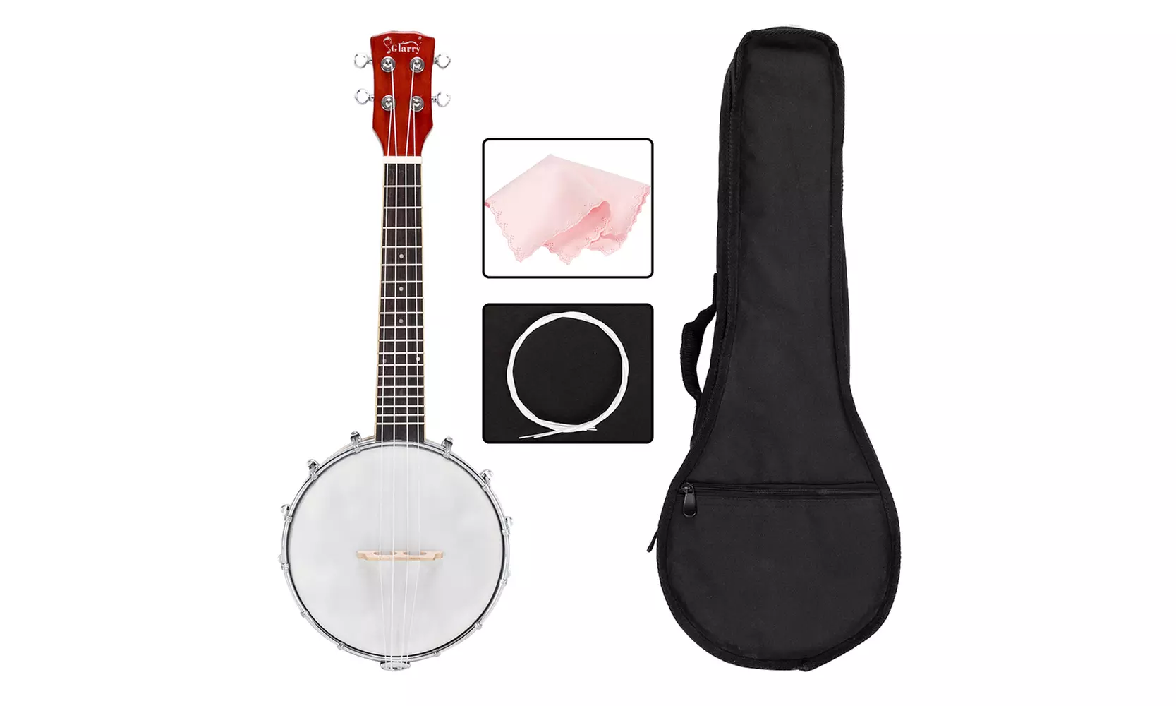 Glarry 4 String Banjo Ukulele Concert Type 23 Inch Banjolele - Primary Image