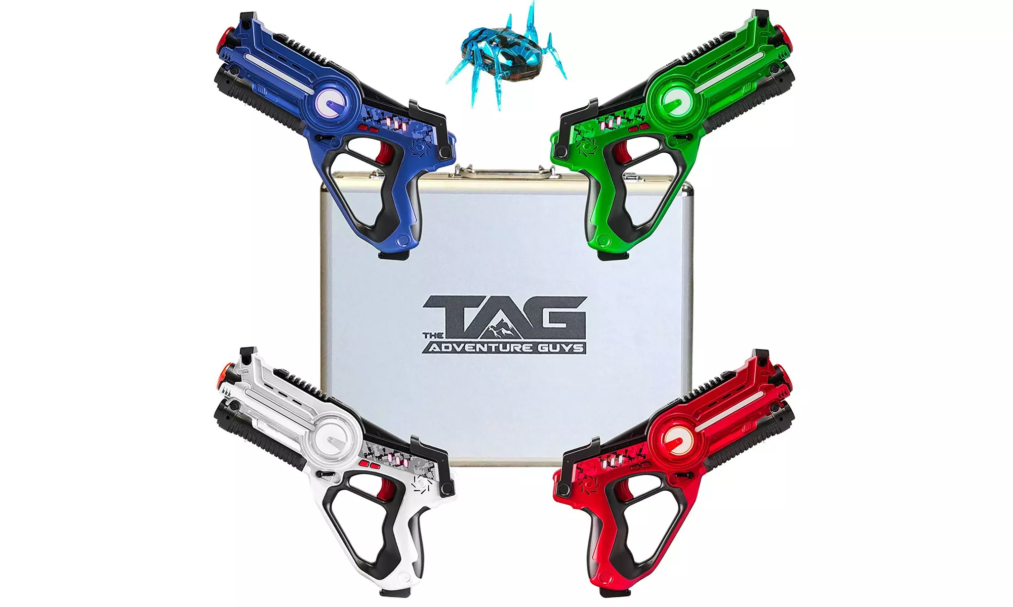 Deluxe Edition Lazer Tag Gun Set with Designer Case and Beetle Bug - Primary Image