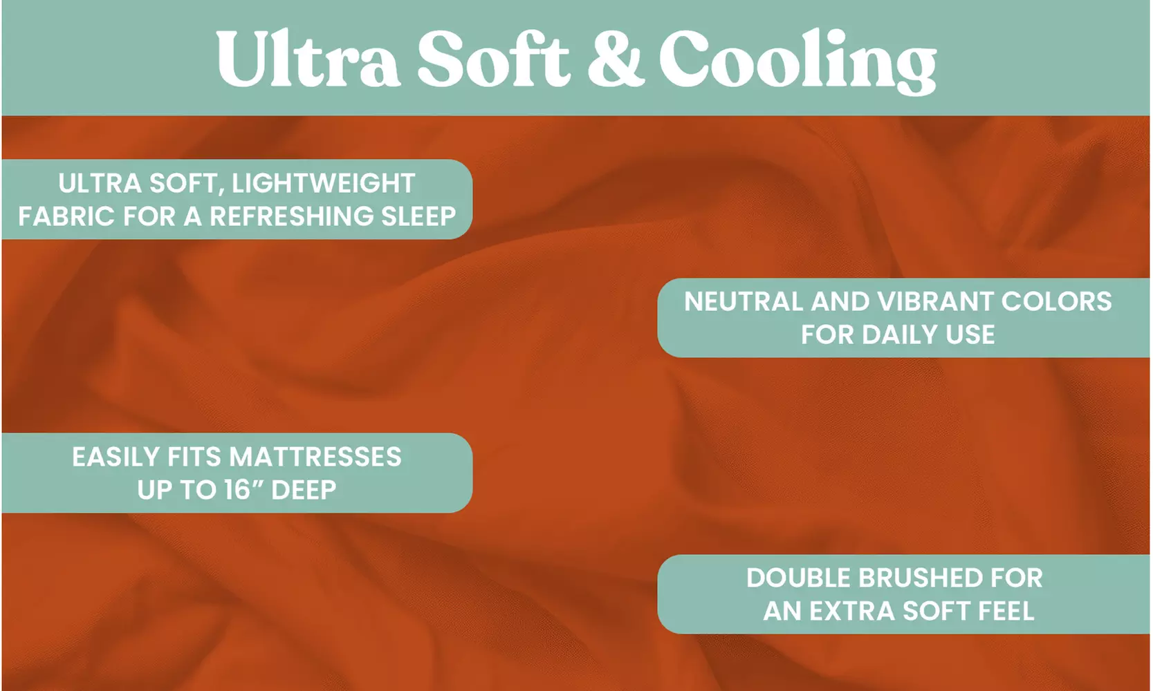 Luxury Home 6-Piece Microfiber Bed Sheet Set