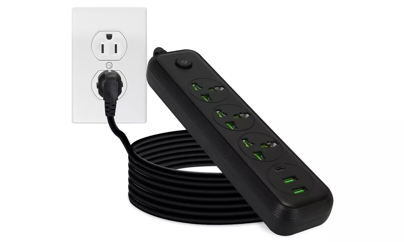 iMounTEK 2500W Power Strip with AC Outlets and USB A/C Ports (Multi-Options)