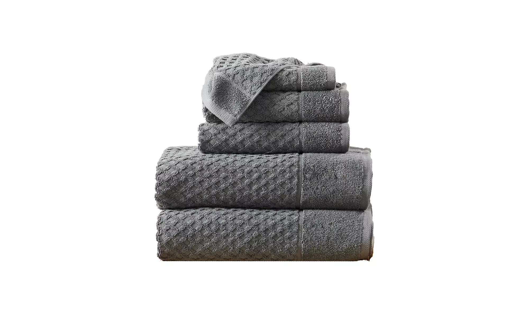 Ultra-Soft 100% Cotton Diamond Waffle Bath Towels