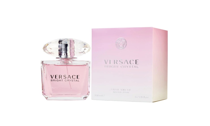 Image 2: Versace Bright Crystal Eau De Toilette Spray For Women (Multiple Sizes)