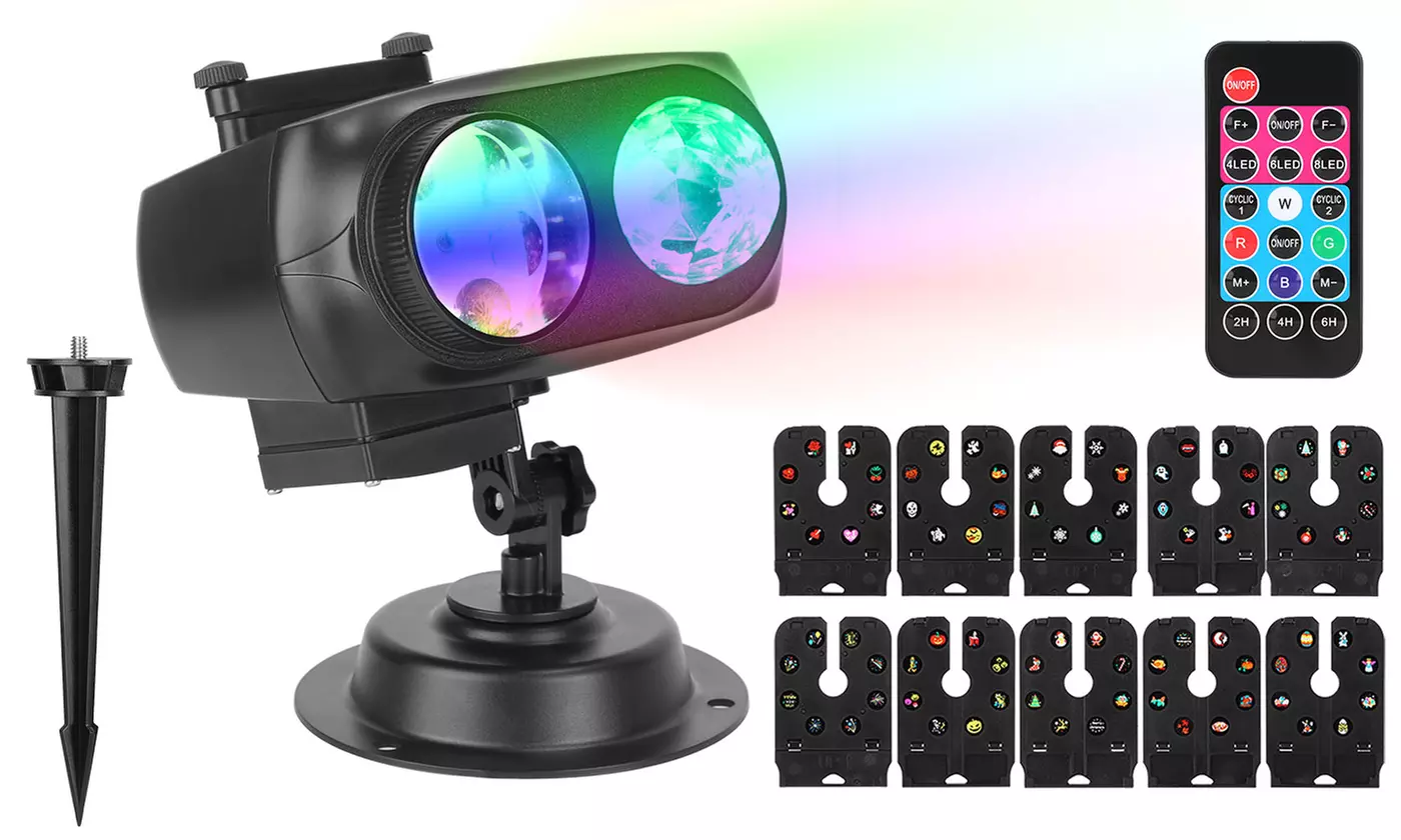 iMounTEK LED Holiday Projector Lights - Christmas Slide Theme