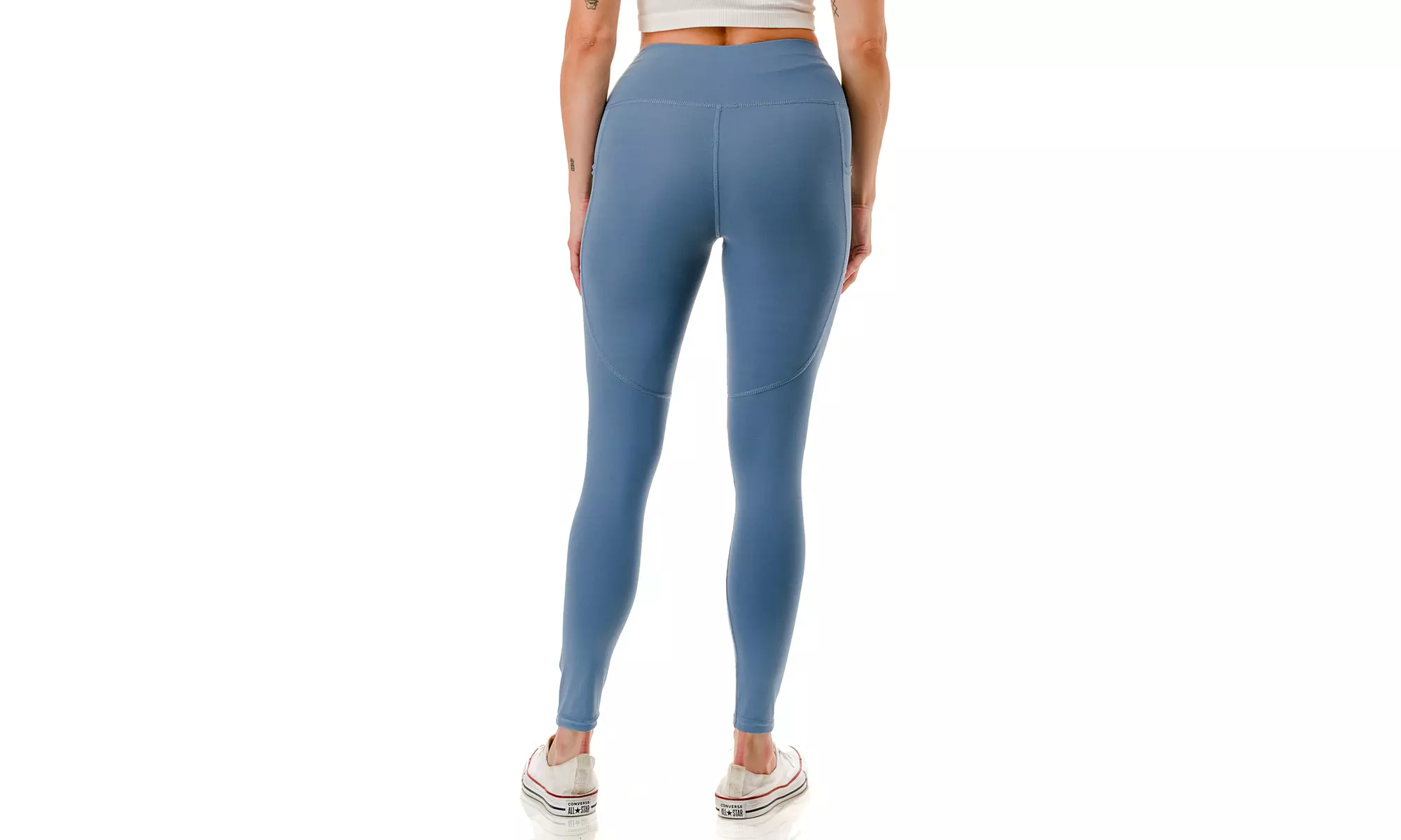 JVINI Women's High Waist Leggings With Pockets