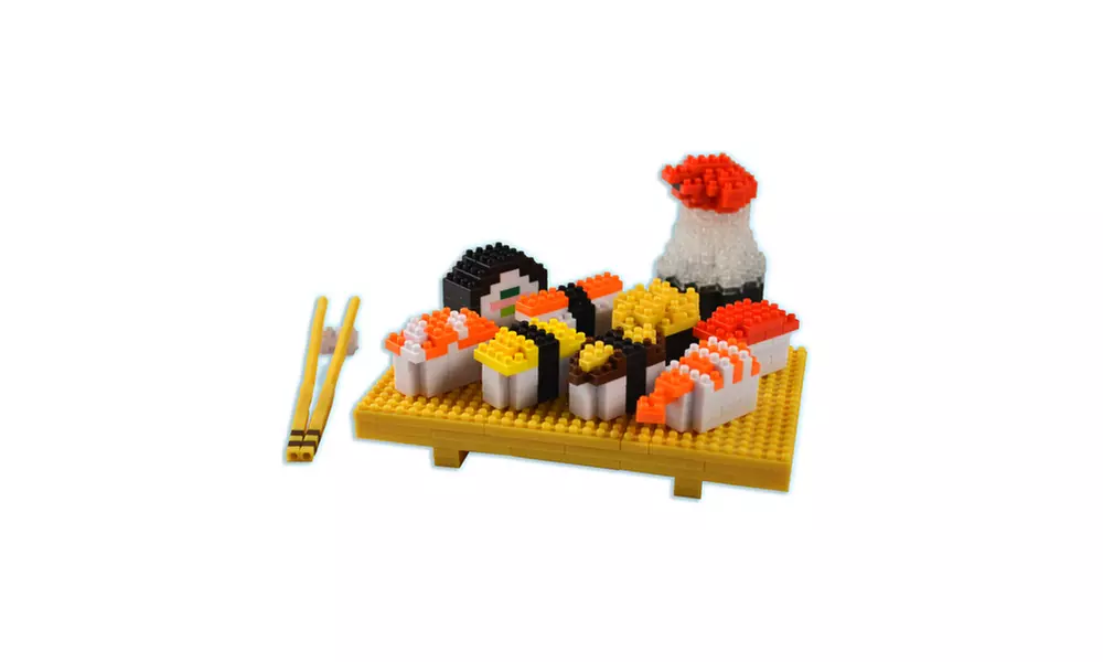 3D Pixel Puzzle Deluxe - Sushi: 559 Pcs - Primary Image