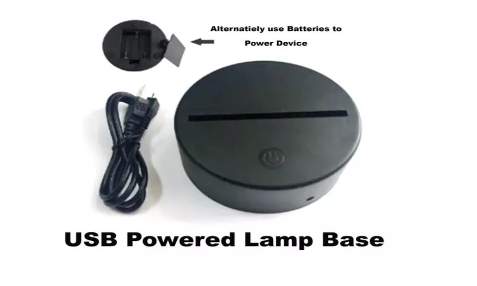 3D LED Minecraft Night Light Touch Table Desk 7 Color Changing LED Figure - Second Medium