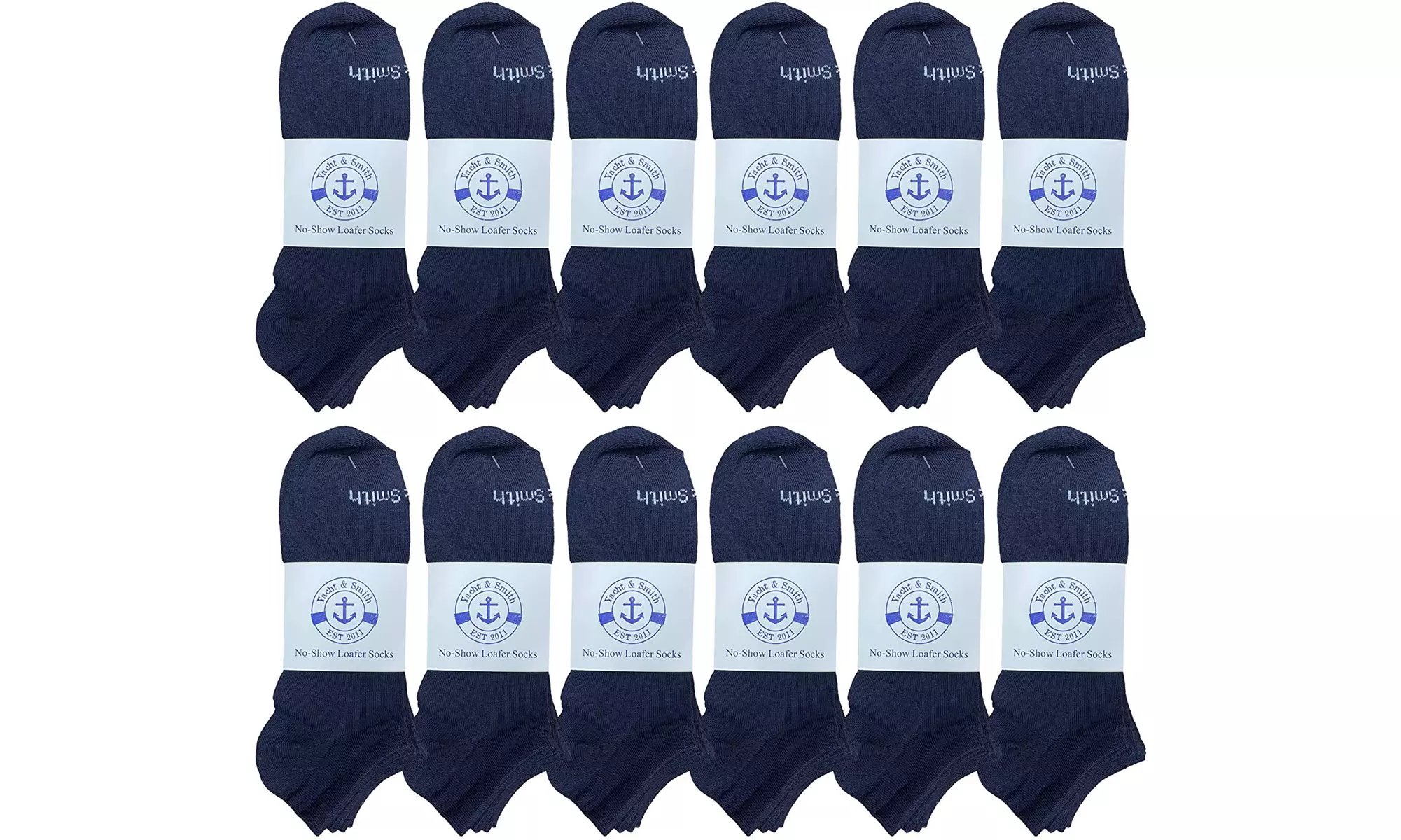 BILLIONHATS 12 Pairs of Mens Cotton Shoe Liner Socks, No Show, Sport Ankle Socks