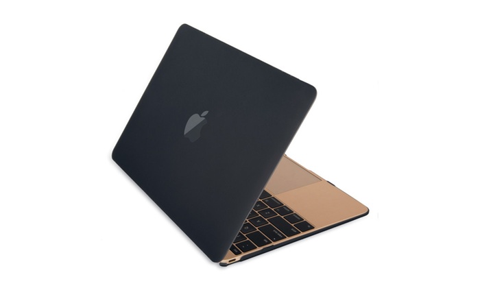 Mosiso Macbook 12 Inch Matte Finish Hard Shell Case, Black ...