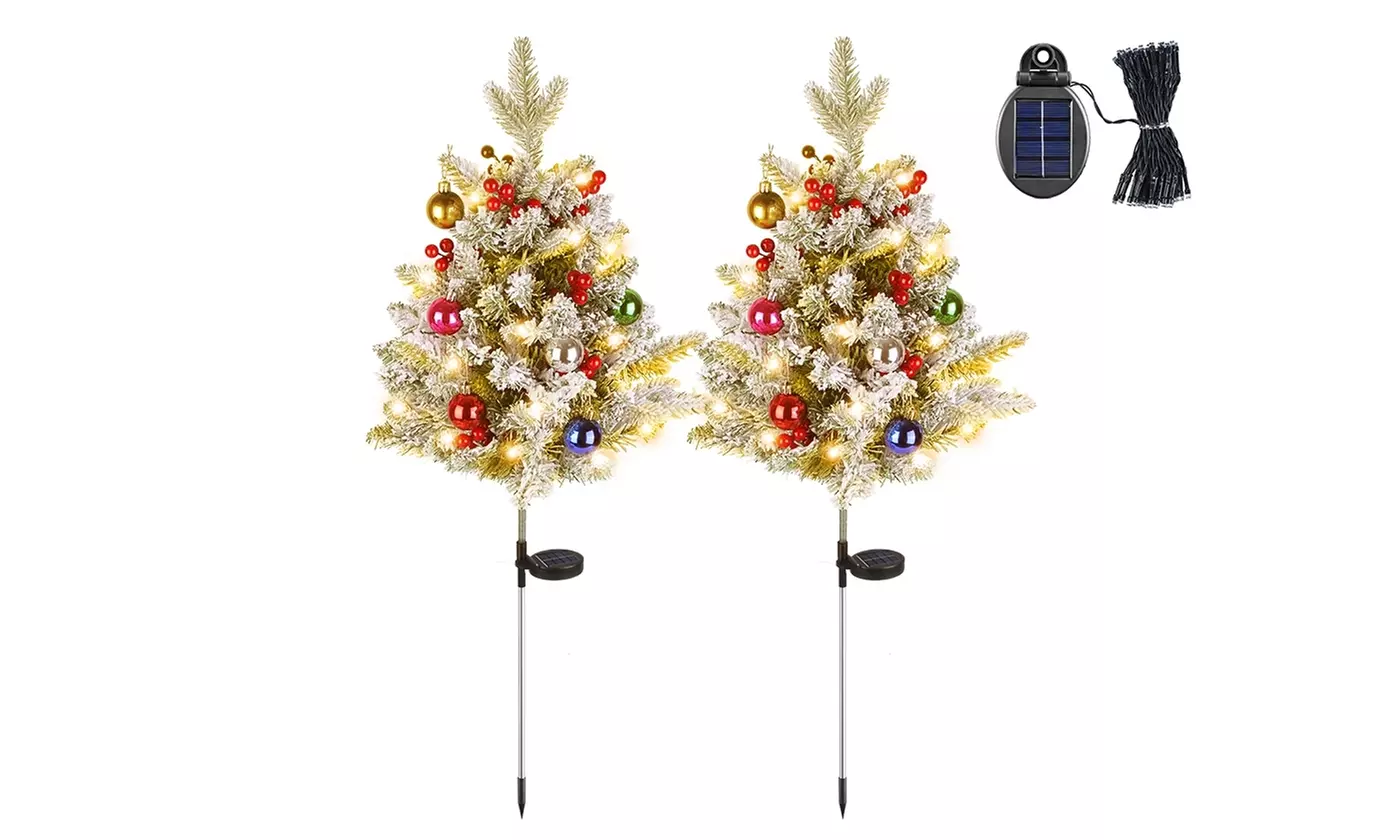 Christmas LED Lights - Snowman Family & Reindeer Family Holiday Decorations