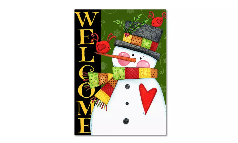 Jennifer Nilsson 'Country Snowman' Canvas Art - Second Medium