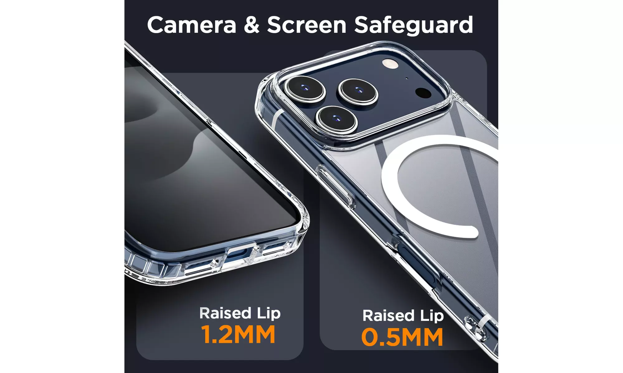 Crystal Clear Case for iPhone 17 Pro Max 17 Air 17 Pro Bumper Shockproof Cover