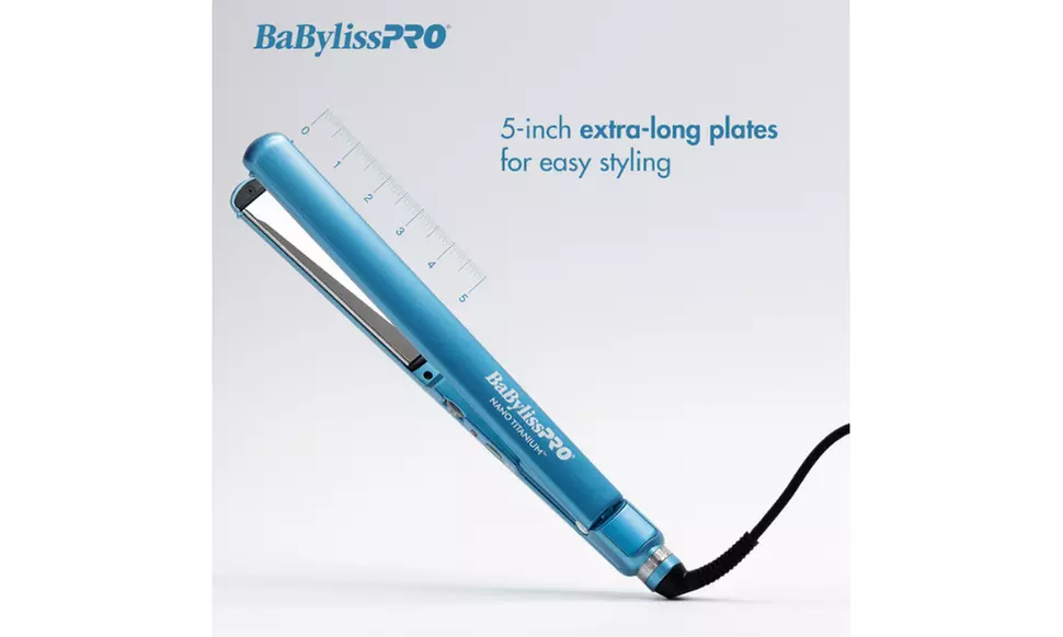 BaBylissPRO Babyliss Nano Titanium Ultra-Thin 1", 1.5" or 2" Flat Iron