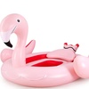 Image 1: 6-Person Inflatable Island Party Floating Flamingo with Electric Pump