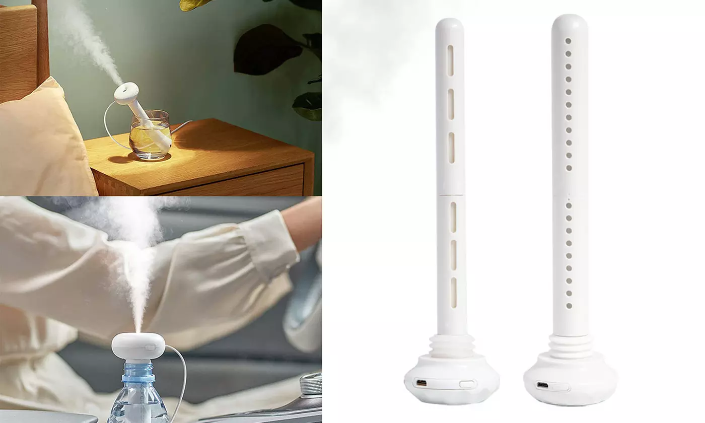 Portable Ultrasonic Cool Mist Humidifier Tiny Travel Easy Use Humidifier - Primary Image