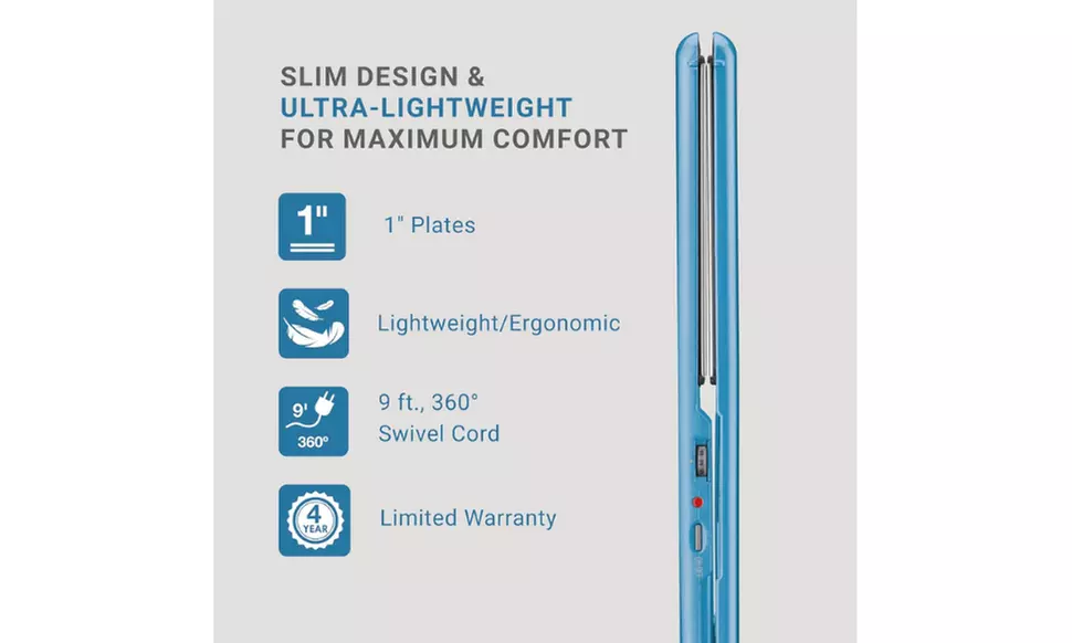 BaBylissPRO Babyliss Nano Titanium Ultra-Thin 1", 1.5" or 2" Flat Iron