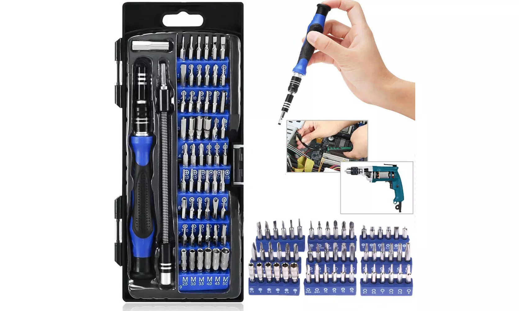 58X Computer Repair Kit Set Tool Laptop PC Precision Screwdriver Torx Smartphone - Primary Image