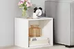 Costway Cube Storage Organizer Stackable Open Book Shelf for Small Space Storage - Second Medium