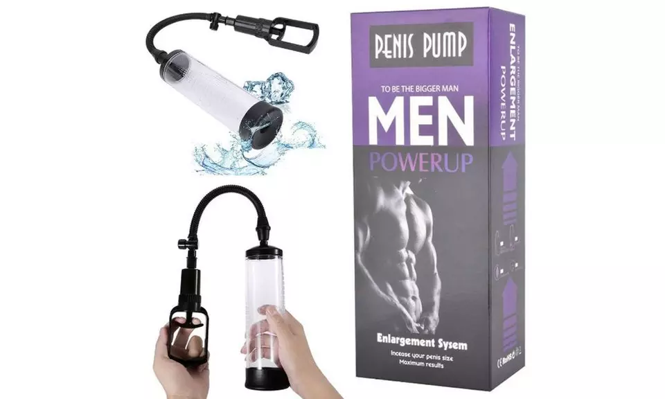 Beginner Male Penis Pump Enlarger Enlargement Sleeve Growth Enhancer Extender - Primary Image