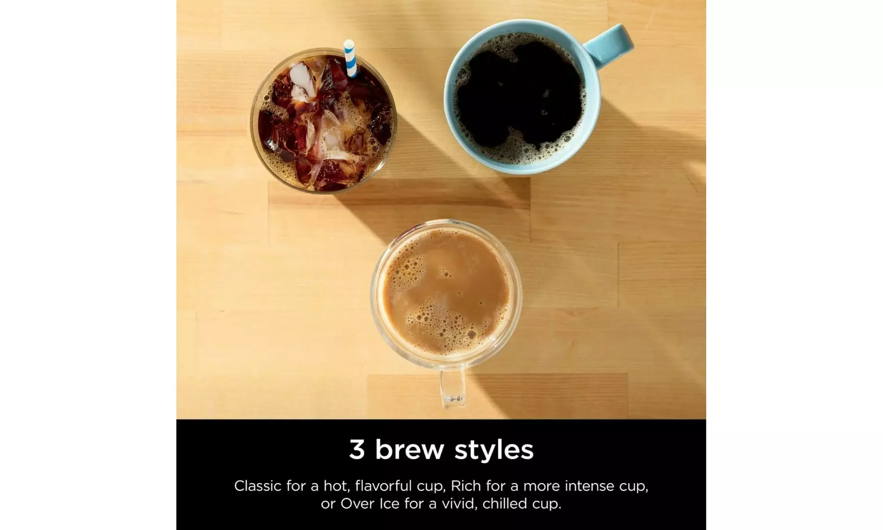 Refurbished Ninja PB040 Pods & Grounds Coffee Maker, 4 Brew Styles