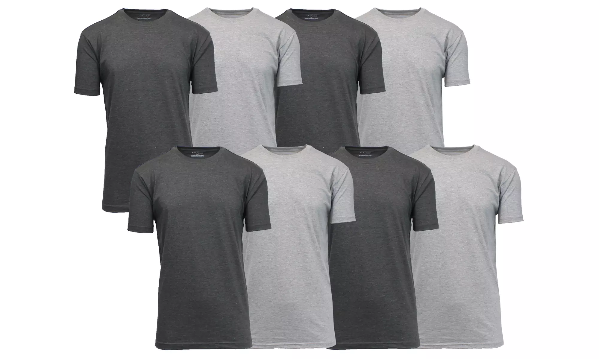 Men's Short Sleeve Crew Neck or V-Neck Classic Fitted Tees (Sizes, S-5XL)