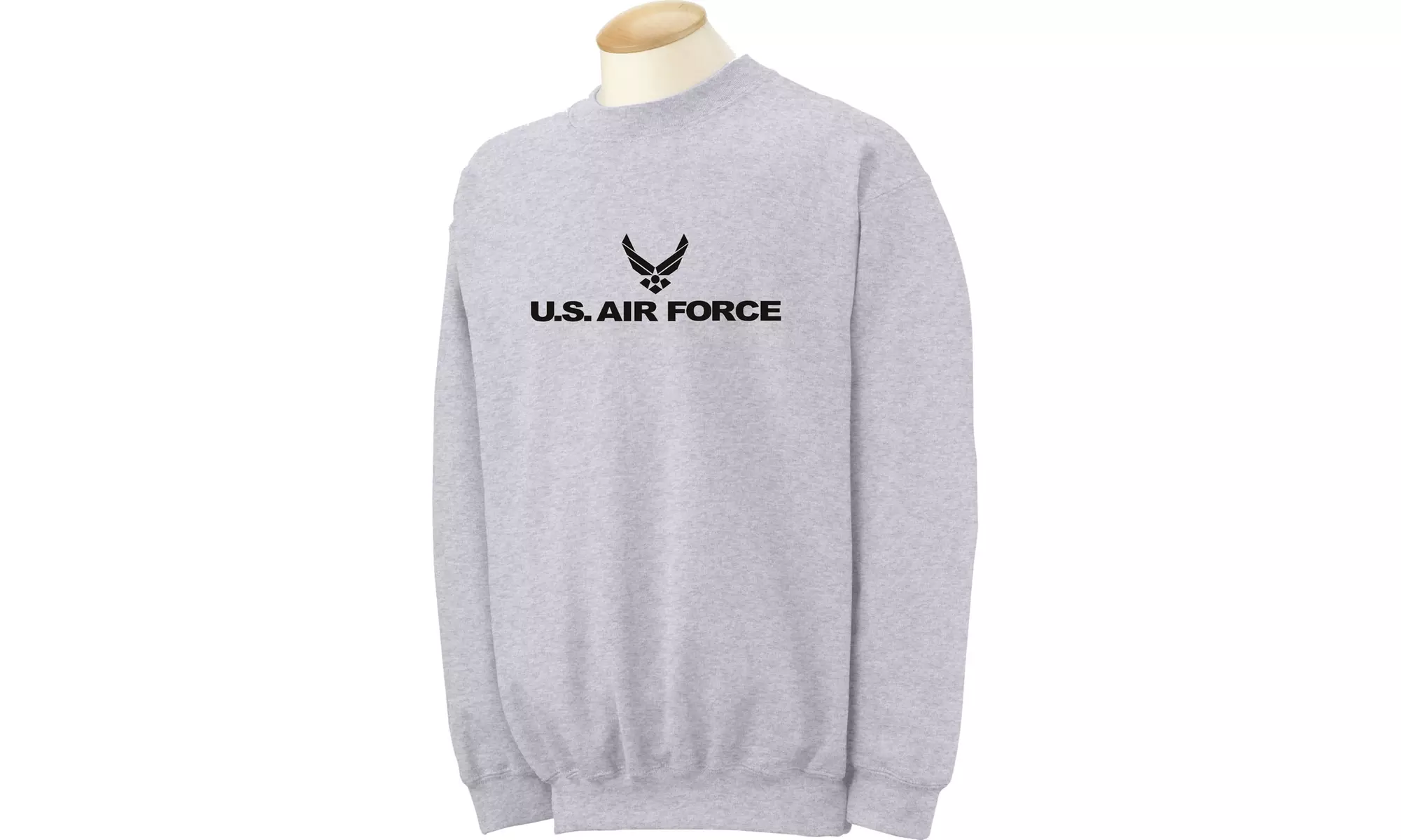 Air Force - Military Style Physical Training Crewneck Sweatshirt in Gray - Primary Image