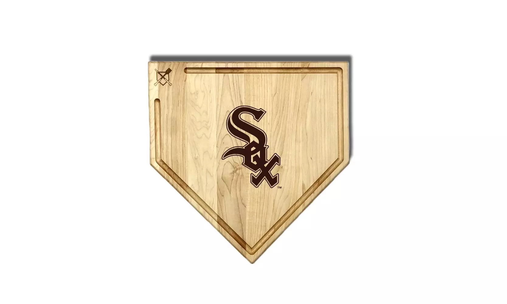 MLB 12-Inch or 17-inch Wooden Home Plate Cutting Board