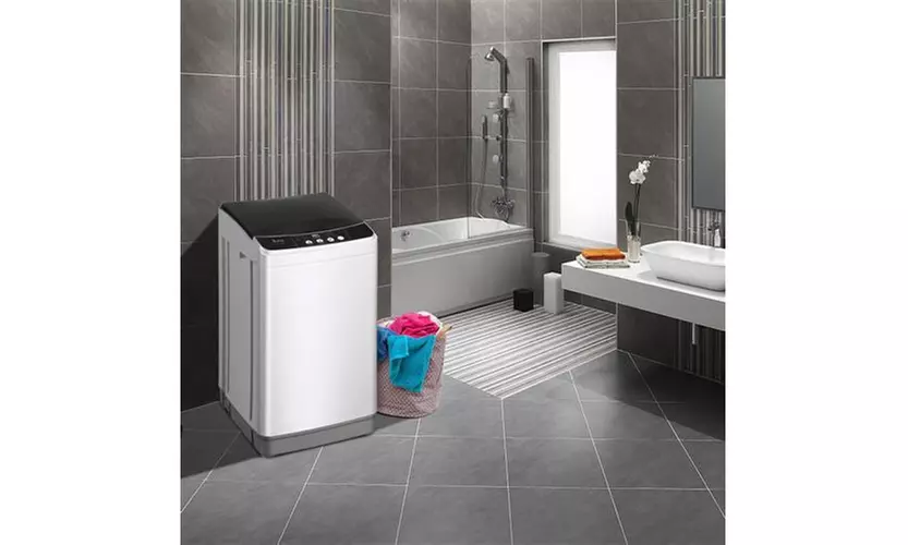 ZOKOP Full-Automatic Washing Machine ,10 Lbs Portable Compact Laundry Washer - Second Medium