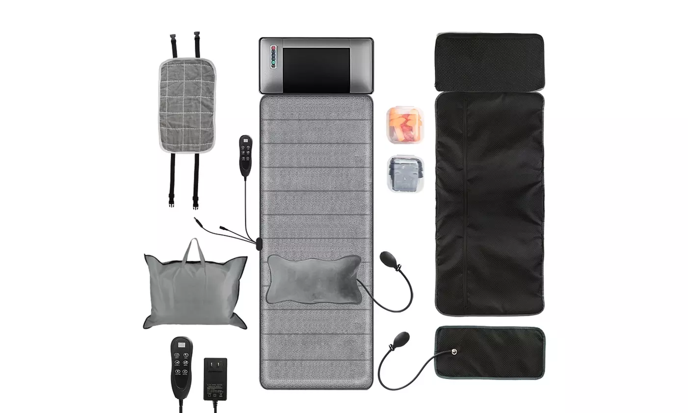 iMounTEK Full Body Electric Massage Mat with Heat Vibration Massage Pad Cushion