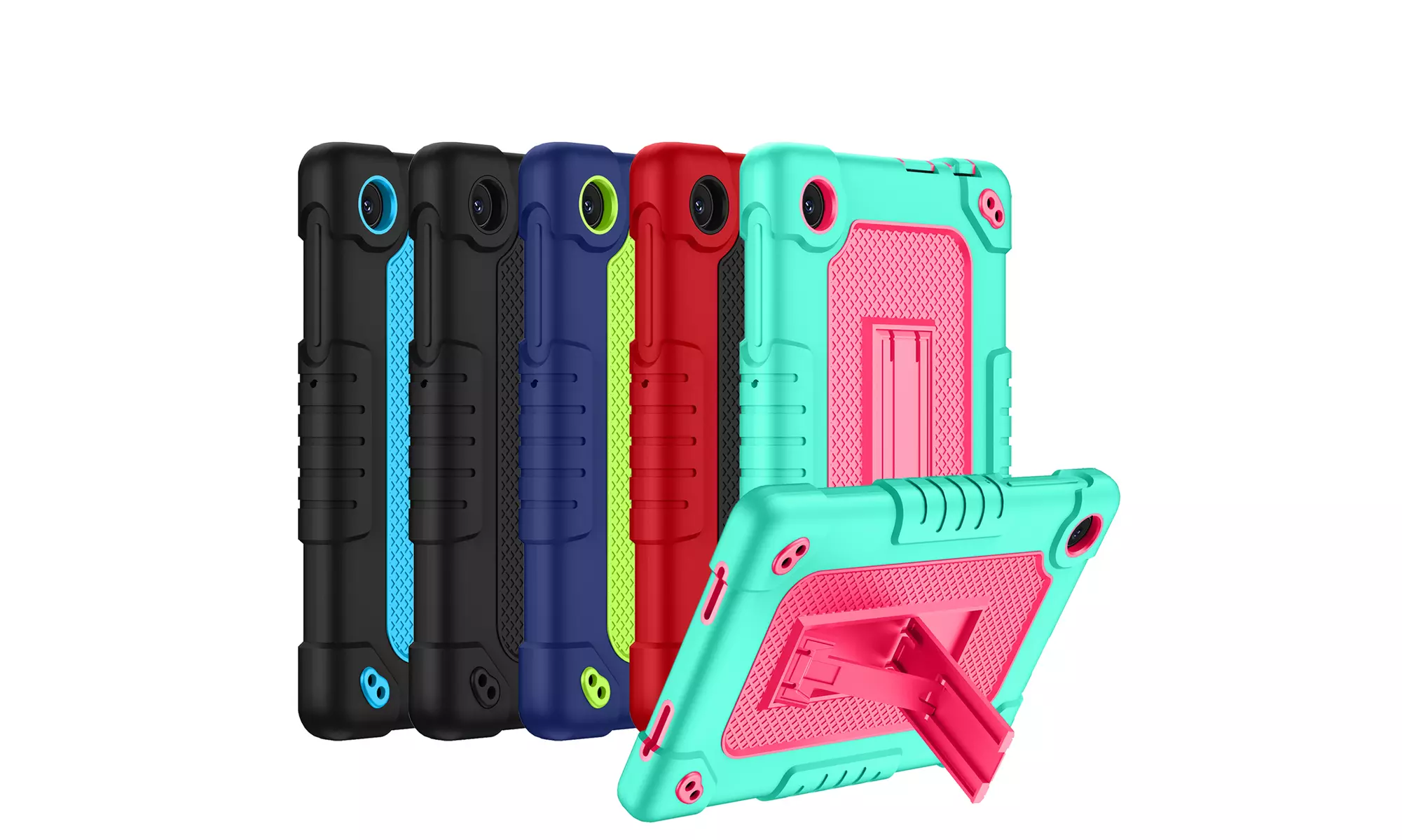 For TCL Tab 8LE/8WiFi 9137W/9132X Shockproof Kids Rugged Case W/Screen Protector - Primary Image