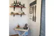 8.3" 2pcs Cast Iron Antique Style Garden Braces Rustic Shelf Brackets Black - Second Medium